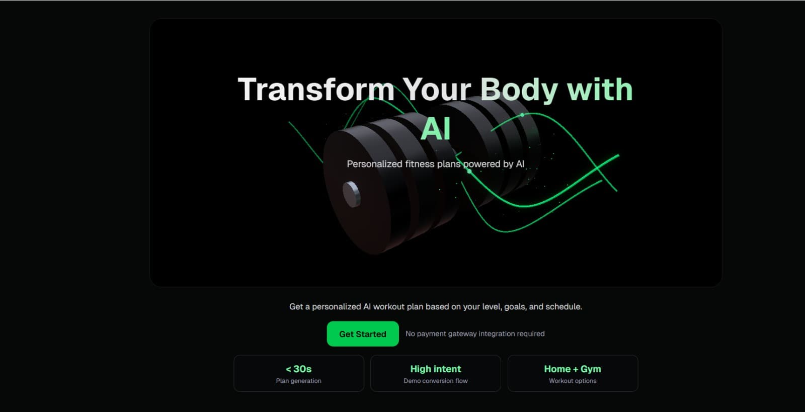 FitnessTrainer AI