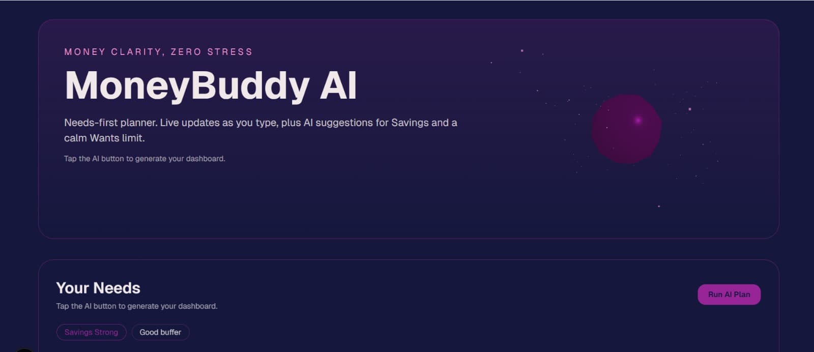 MoneyBuddy AI