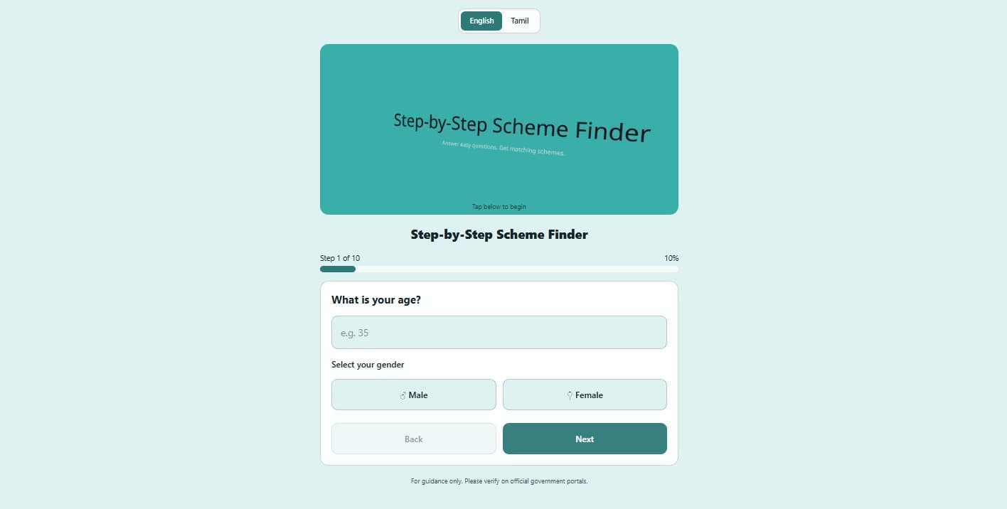 SchemeFinder AI
